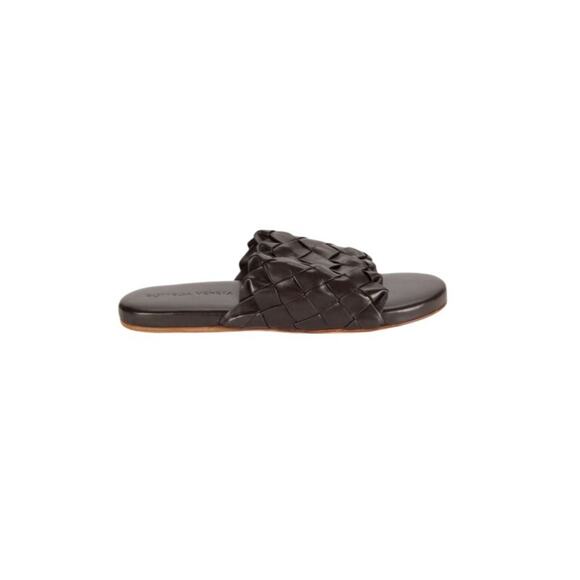 $1,195 NIB Bottega Brown Veneta Weave Cassette Leather Sandals Size 42)9) main image 4
